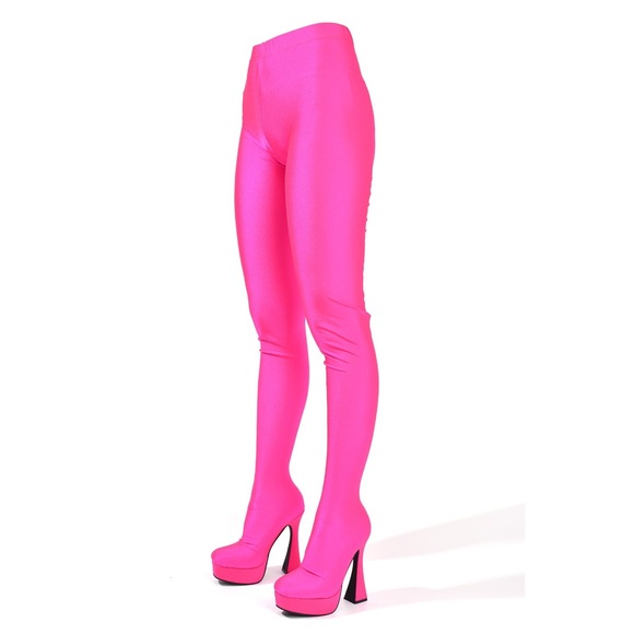 Runway Legging boots Fuchsia - Picture 4 of 6